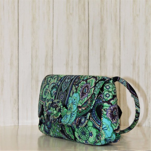 Vera Bradley Blue Rhapsody Quilted Shoulder Bag - Picture 5 of 10